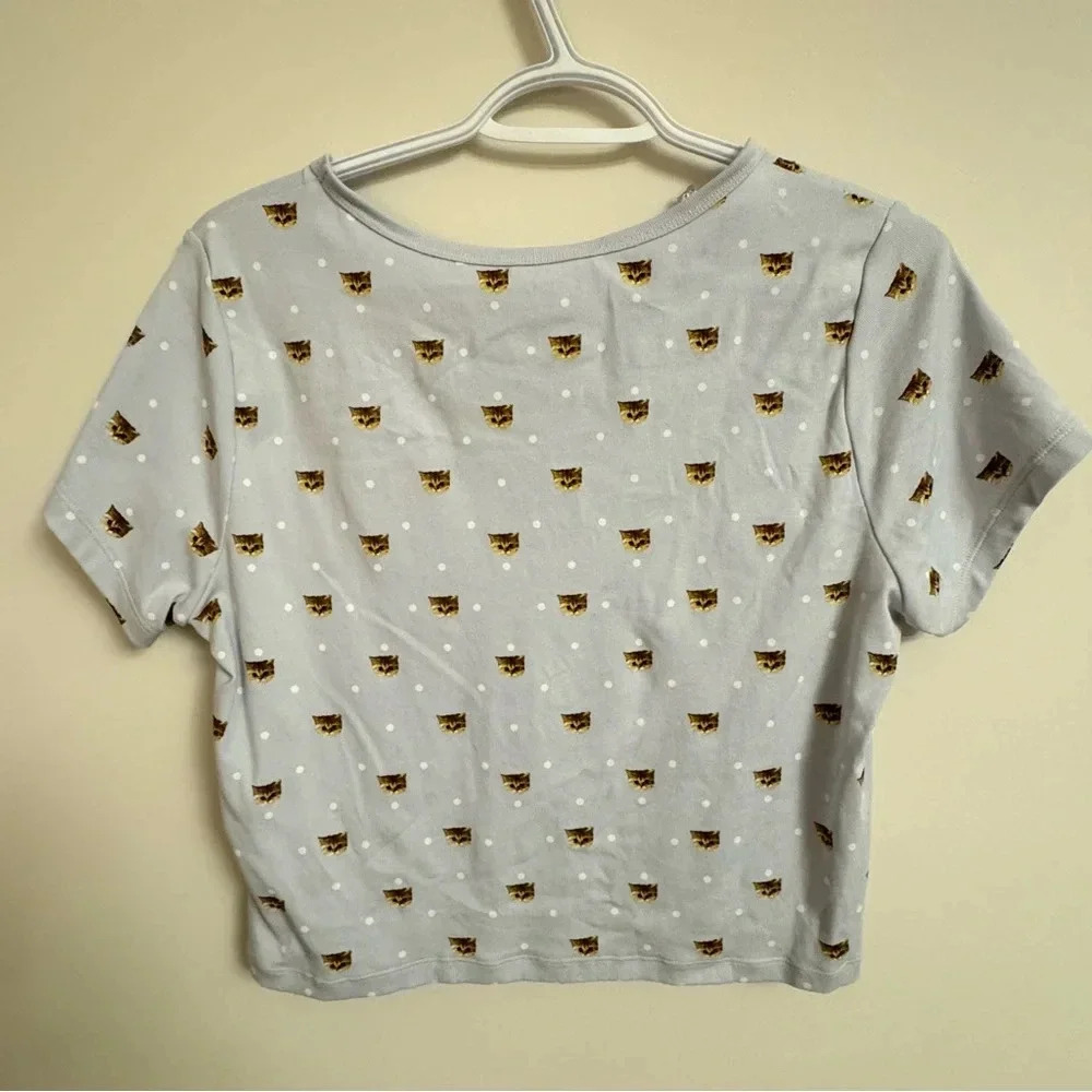 🐱2/20 Uniqlo x Paul and Joe Cat Cropped T  shirt - women’s XL - Picture 3 of 7